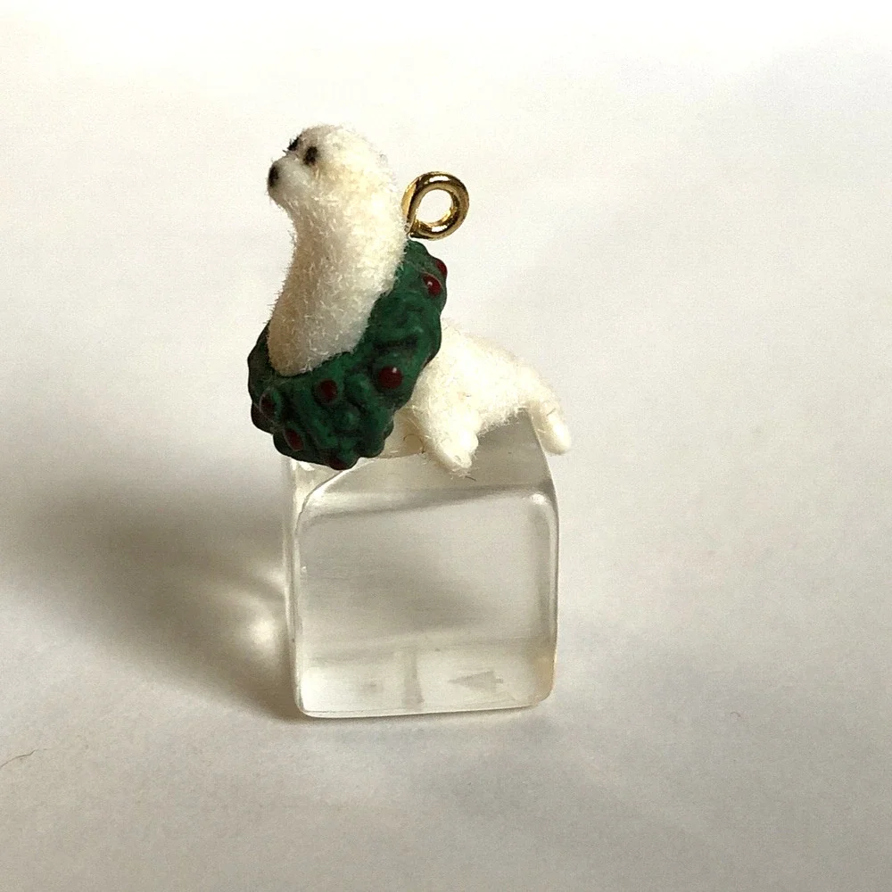 Hallmark Christmas Ornament Keepsake Miniature Ice Block Buddies 2000 Polar Bear